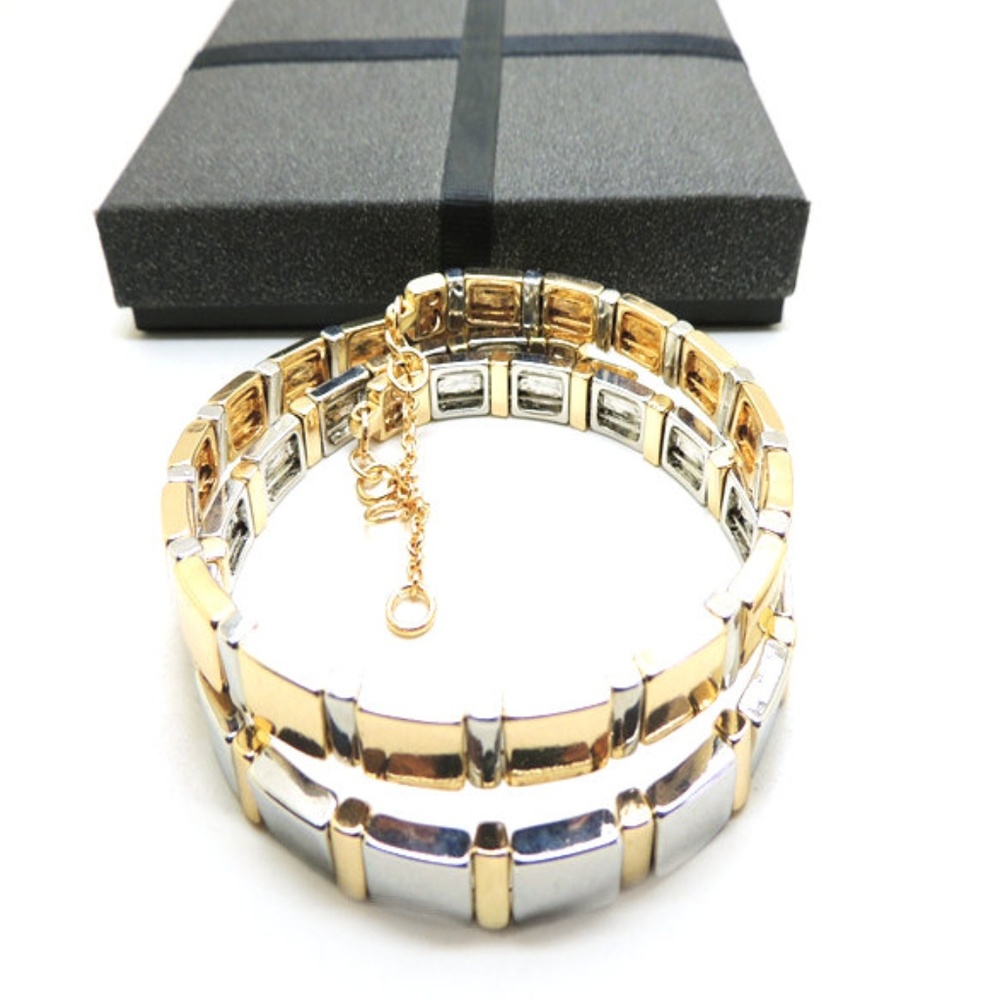 Roxanne Assoulin Gold Stand Choker, 2 Color Opts. - Picture 4 of 7